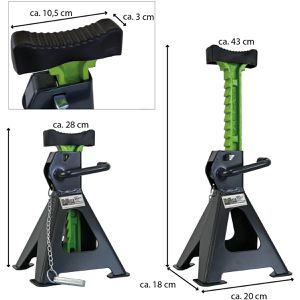 Produktbild für Unterstellbock Trutzholm 72720, Tragkraft 2t