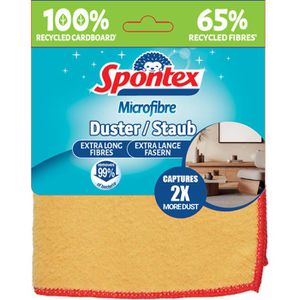 Staubtuch Spontex Microfibre mit Recyclingfasern