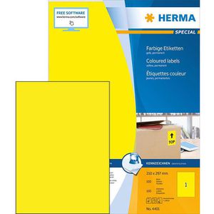 Universaletiketten Herma 4401 Special, gelb