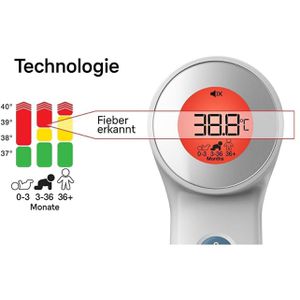 Produktbild für Fieberthermometer Braun BNT400WE, 3in1