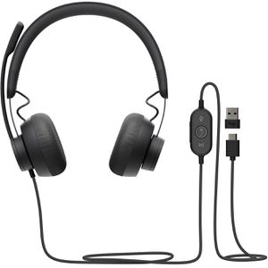 Produktbild für Headset Logitech Zone Wired MS Teams, Stereo