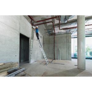 Produktbild für Schiebeleiter MUNK 40679, 14 + 10 Stufen + clip-step R13