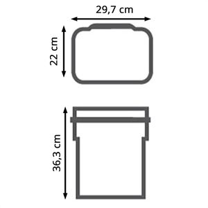 Produktbild für Einbaumülleimer Simplehuman CW1643