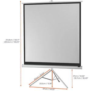 Produktbild für Beamer-Leinwand Celexon Economy White Edition