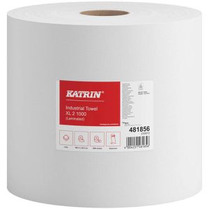Produktbild für Putztuchrolle Katrin Plus XL 2, 481856, aus Zellstoff, weiß