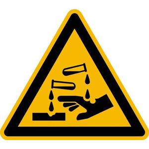 Hinweisschild Abtec ISO 7010 W023, Folie