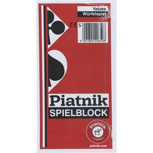 Spielblock Piatnik 2965, Eskalero-Yatzee, 2 Stück