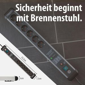 Produktbild für Steckdosenleiste Brennenstuhl Premium Protect, 5m