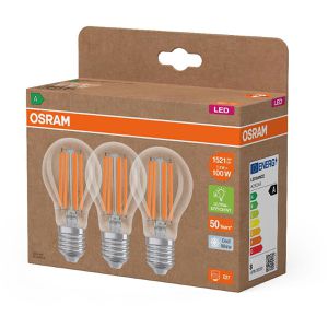 Produktbild für LED-Lampe OSRAM Classic A efficiency Filament, E27