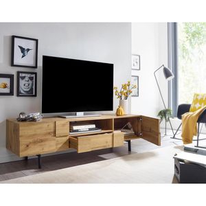 Produktbild für Lowboard Wohnling WL6.581, aus Holz, eiche