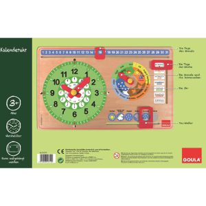 Produktbild für Lernspielzeug Goula 51319, Kalenderuhr Kleinformat