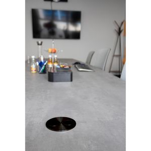 Produktbild für Einbausteckdose Bachmann Twist, mit 0,2 m Kabel, drehbar