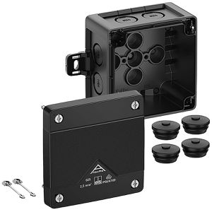 Produktbild für Abzweigdose Spelsberg Abox Pro 025-L/sw wasserdicht IP69 außen