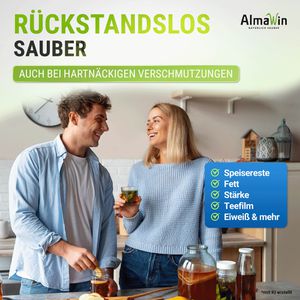 Produktbild für Spülmaschinenpulver AlmaWin mit Powerformel, ökologisch
