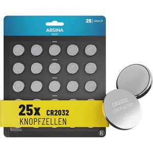 Produktbild für Knopfzelle Absina CR2032