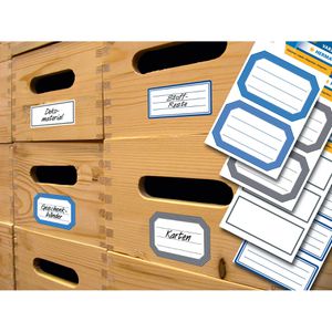 Produktbild für Buchetiketten Herma 5714 Vario, liniert