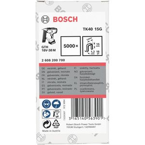 Tackerklammern Bosch Professional TK40 15G