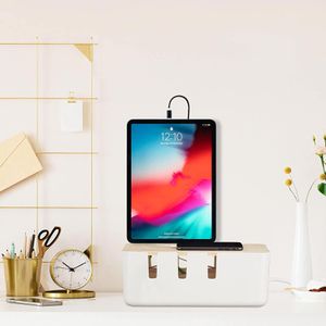 Produktbild für Kabelbox Relaxdays 10041602w, aus Kunststoff