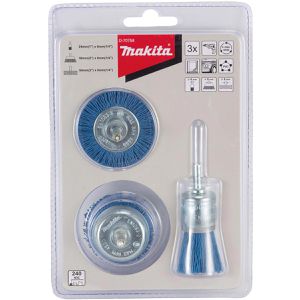 Produktbild für Drahtbürste Makita D-70758, 3-teiliges Set
