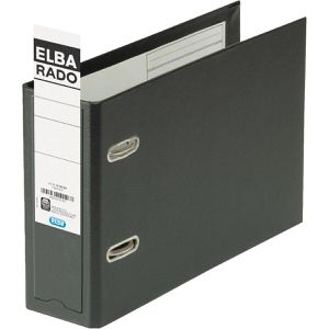 Produktbild für Ordner Elba 10596 SW, rado plast, PP, A5 quer