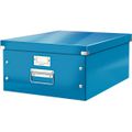 Aufbewahrungsbox Leitz 6045-00-36 Click&Store, 36L mit Deckel, Pappe, blau, A3, 36,9 x 48,4 x 20cm