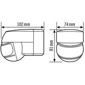 Produktbild für Bewegungsmelder Esylux MD 120 PIR