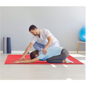 Produktbild für Yogamatte Airex ATLAS, rot, 1,5 cm stark