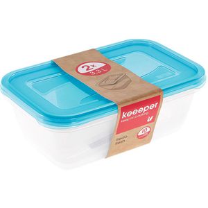 Frischhaltedose Keeeper fredo fresh blau, aus Kunststoff