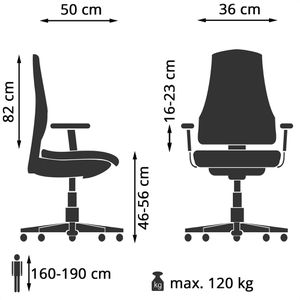 Produktbild für Gaming-Stuhl hJh-OFFICE LEAGUE PRO I, 729250