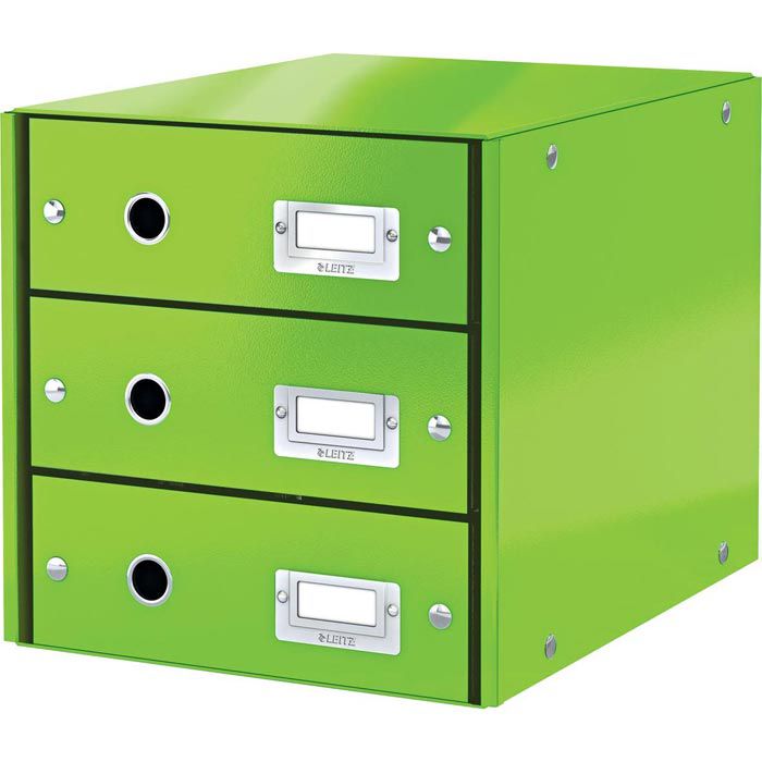 Leitz MyBox® Aufbewahrungsbox Klein mit Deckel, Apfelgrün (5229-10-54)