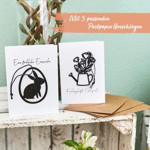Produktbild für Osterkarten Papierdrachen 060-026-007, sortiert