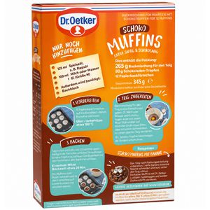 Produktbild für Kuchenbackmischung Dr.Oetker Schoko Muffins