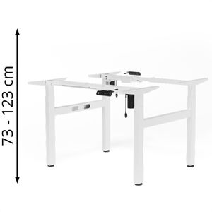 Produktbild für Schreibtischgestell FlexiSpot EH1W, Doppelarbeitsplatz