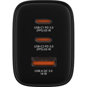 Produktbild für USB-Ladegerät Verbatim Essentials 32352, GaN, 65 Watt