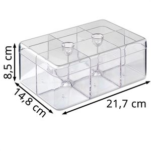 Produktbild für Teebox Mepal für Teebeutel, transparent, aus Kunststoff