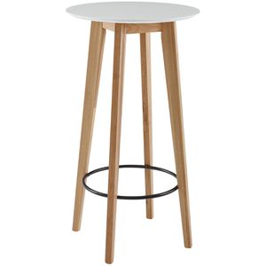 Bartisch Wohnling WL6.094, weiß / eiche