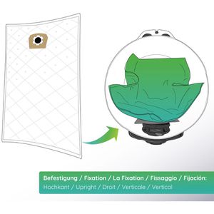 Produktbild für Staubsaugerbeutel McFilter U 831