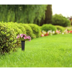 Produktbild für Grabvase Böttcher-AG schwarz