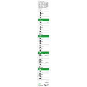 Produktbild für Streifenkalender Korsch 258227, Praktika Grün Recycling XXL