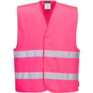 Portwest Warnweste Iona Weste F474, pink, Erwachsenenweste, DIN EN 17353, Größe XXL/3XL