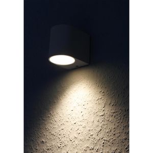 Produktbild für Wandleuchte McShine Oval-A, aus Aluminium, für außen (IP44)