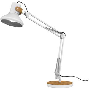 Produktbild für Schreibtischlampe Unilux Baya Bamboo, weiß, LED