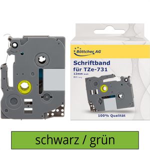 Schriftband Böttcher-AG für Brother TZe-731, 12mm