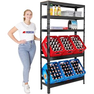Produktbild für Getränkekistenregal PROREGAL Bodensee, für 6 Kisten