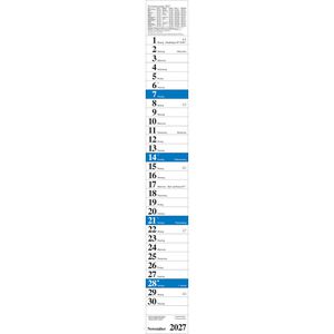 Produktbild für Streifenkalender Korsch 258027, Praktika Blau XXL