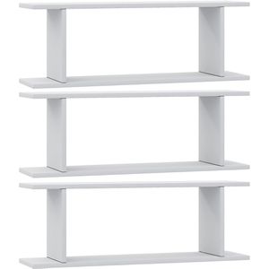 Produktbild für Wandregal VCM Sirola Maxi, 912526, weiß