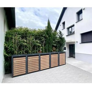 Produktbild für Mülltonnenbox Metzler MMB-3-5X, Metall