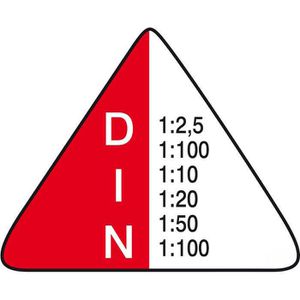 Produktbild für Dreikantmaßstab M+R 716300090 Kunststoff, 30cm