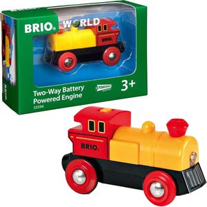 Spielzeugeisenbahn BRIO 33594 Gelbe Batterielok