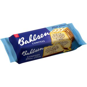 Kuchen Bahlsen Comtess Mohn Zitrone, mit Glasur